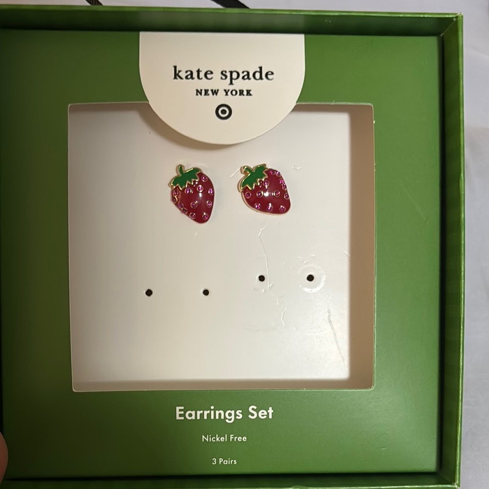 Kate Spade x Target Red Strawberry Earrings